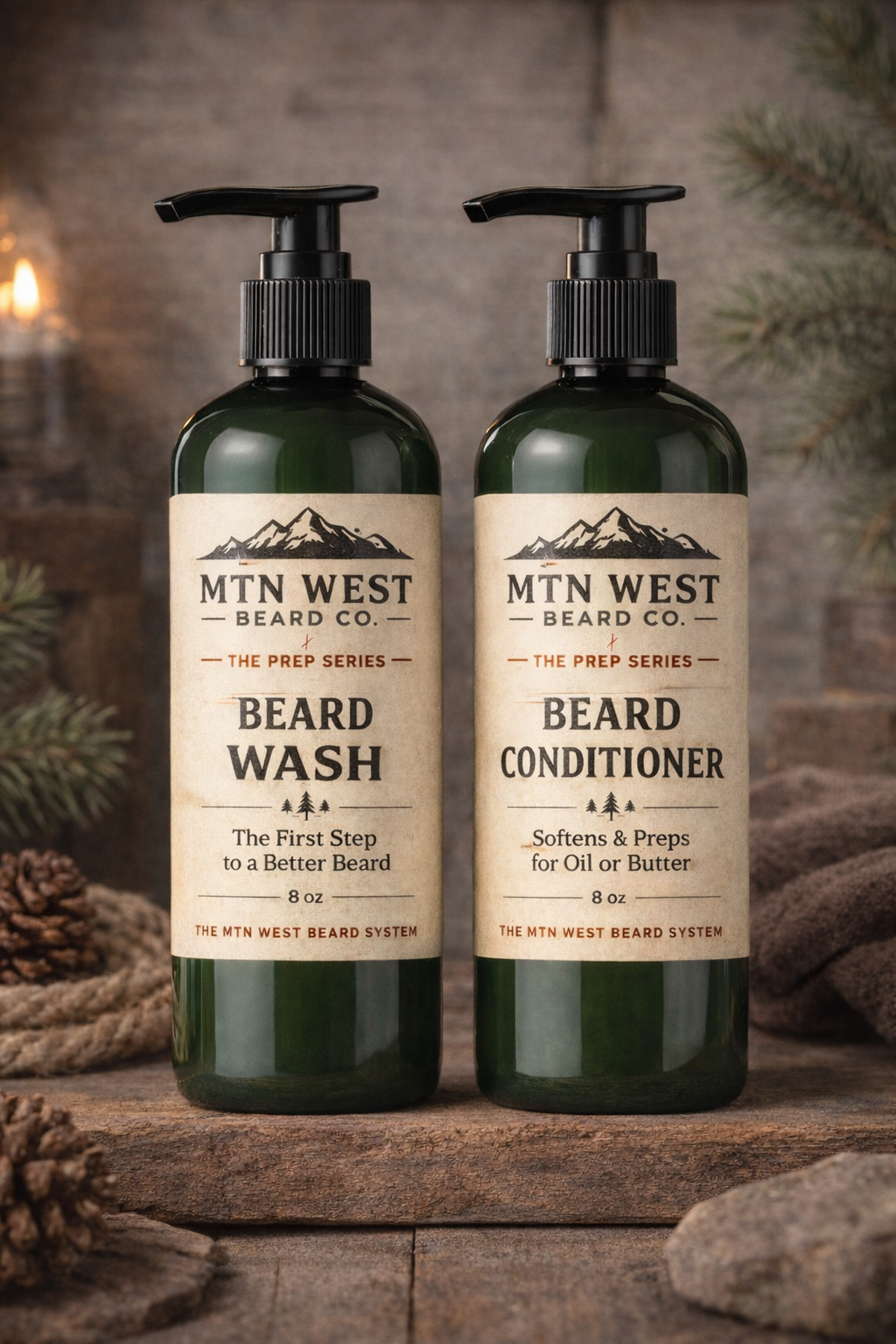 The Clean Beard Kit – Beard Wash & Conditioner Kit