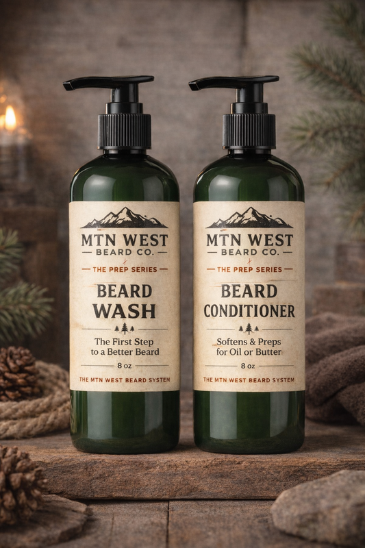 The Clean Beard Kit – Beard Wash & Conditioner Kit